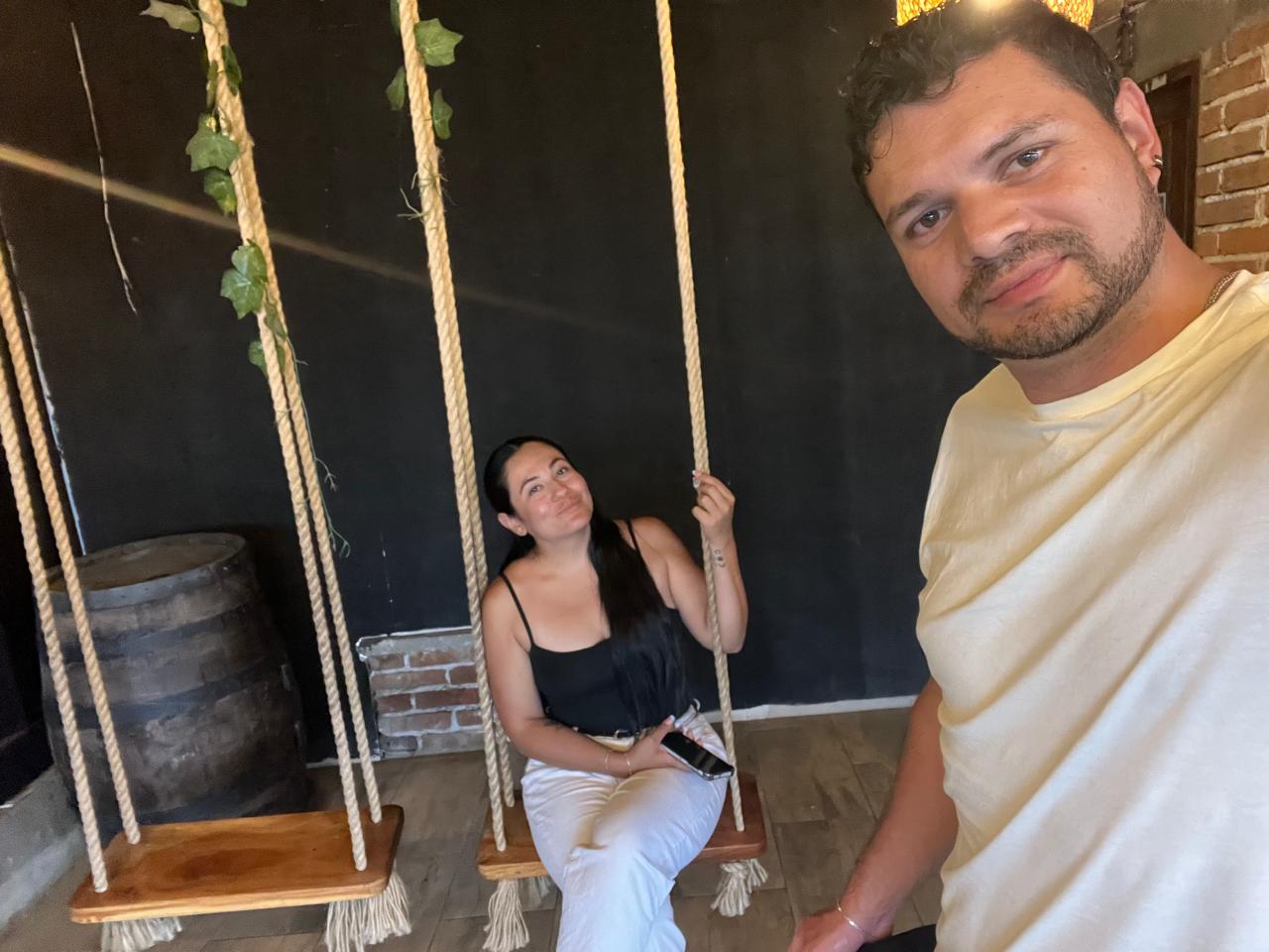 Hugo Florez y Vanessa Henao